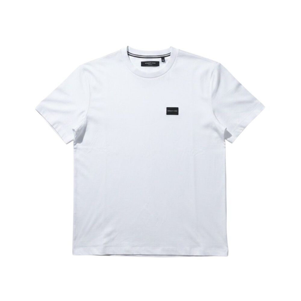 Kenneth Cole New York Luxe Men's T-Shirt Small White Logo Crew Neck NWT
